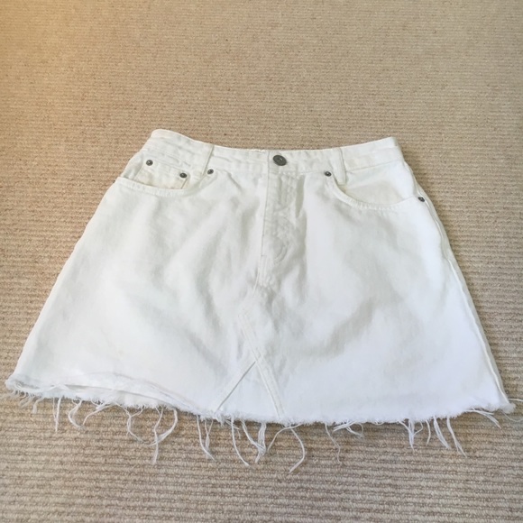 Urban Outfitters Dresses & Skirts - BDG white jean skirt
